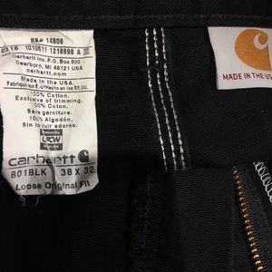 Pants - CARHARTT B01 Double Front Work Dungarees Pants - CARHARTT B01 Double Front Work Dungarees